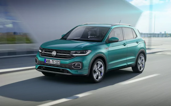 SUV car Volkswagen vehicle Volkswagen T-Cross HD Desktop Wallpaper | Background Image