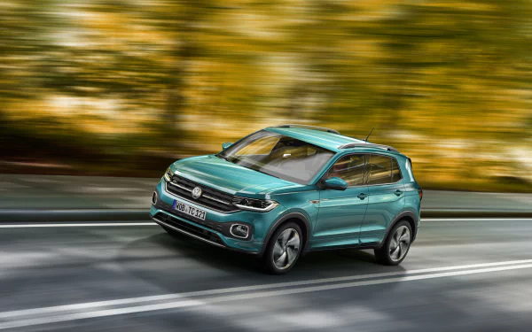 SUV car Volkswagen vehicle Volkswagen T-Cross HD Desktop Wallpaper | Background Image