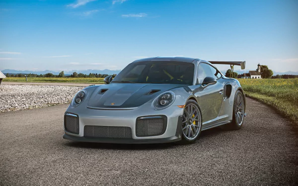 silver car car Porsche Porsche 911 vehicle Porsche 911 GT2 HD Desktop Wallpaper | Background Image