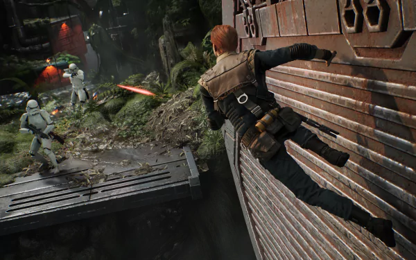 Cal Kestis stormtrooper Star Wars video game Star Wars Jedi: Fallen Order HD Desktop Wallpaper | Background Image