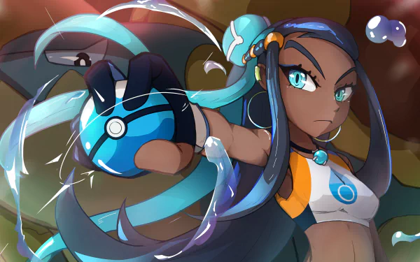 Nessa (Pokémon) video game Pokémon: Sword and Shield HD Desktop Wallpaper | Background Image