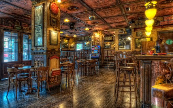 Photography HDR Bar Room HD Wallpaper | Background Image