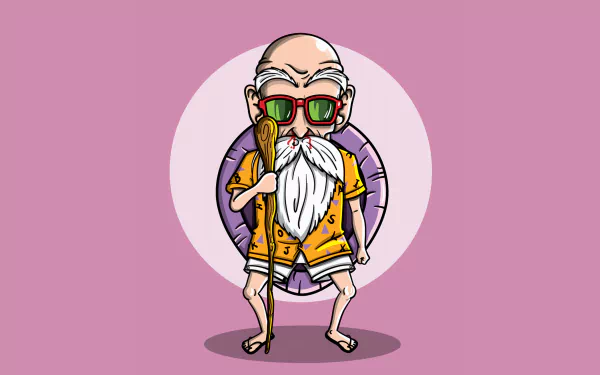 Master Roshi (Dragon Ball) Anime Dragon Ball Z HD Desktop Wallpaper | Background Image