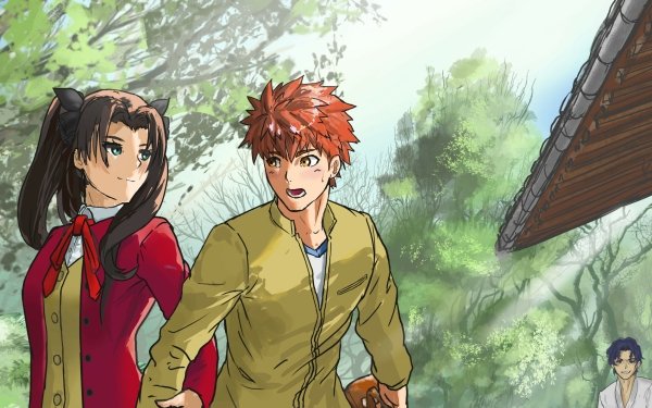 Anime Fate/Stay Night Fate Series Shirou Emiya Rin Tohsaka Shinji Matou Sakura Matou HD Wallpaper | Background Image