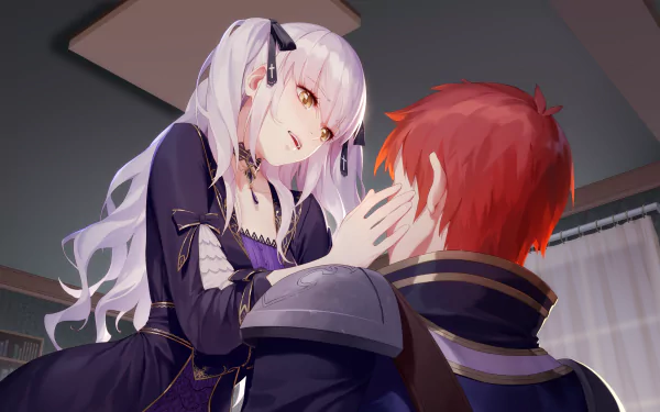 Anime Romantic Saga of Beauty & Devil HD Desktop Wallpaper | Background Image