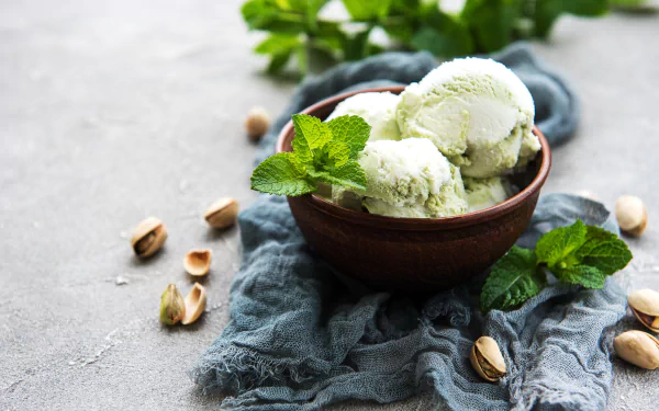 still life pistachio food ice cream HD Desktop Wallpaper | Background Image
