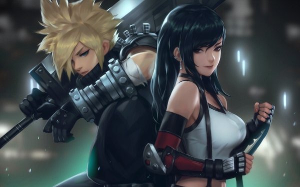Video Game Final Fantasy VII Remake Final Fantasy Cloud Strife Tifa Lockhart HD Wallpaper | Background Image
