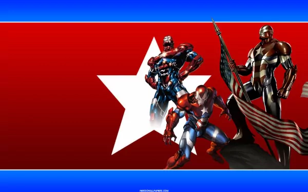 Iron Man Comic Iron Patriot HD Desktop Wallpaper | Background Image
