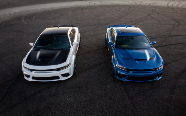 white car muscle car car Dodge Dodge Charger Dodge Charger SRT Hellcat vehicle Dodge Charger SRT HD Desktop Wallpaper | Background Image
