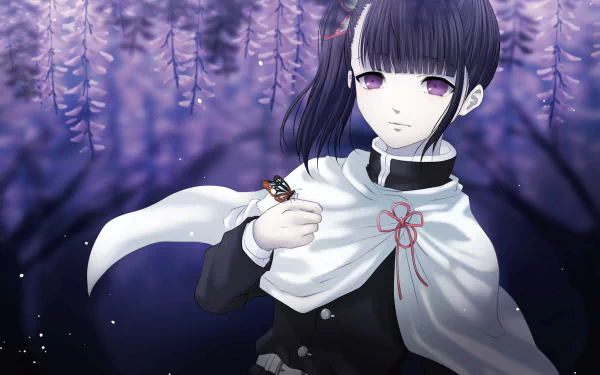 Kanao Tsuyuri Anime Demon Slayer: Kimetsu no Yaiba HD Desktop Wallpaper | Background Image