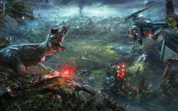 video game Jurassic World: Evolution HD Desktop Wallpaper | Background Image