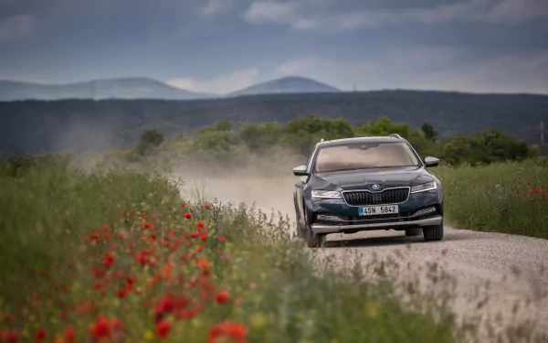 car Skoda vehicle Skoda Superb Scout HD Desktop Wallpaper | Background Image