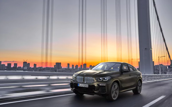 SUV car BMW BMW X6 M50i vehicle BMW X6 HD Desktop Wallpaper | Background Image