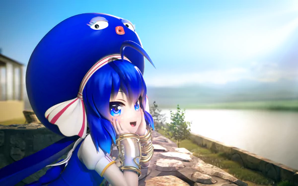 Otomachi Una Anime Vocaloid HD Desktop Wallpaper | Background Image