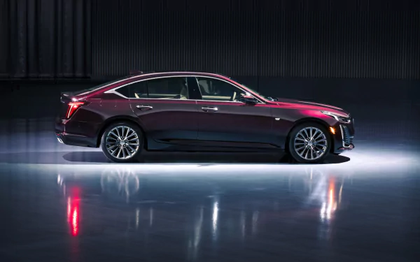 purple car car Cadillac vehicle Cadillac CT5 HD Desktop Wallpaper | Background Image