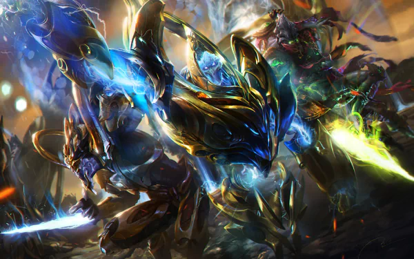 Protoss (StarCraft) Zeratul (StarCraft) video game Starcraft II HD Desktop Wallpaper | Background Image