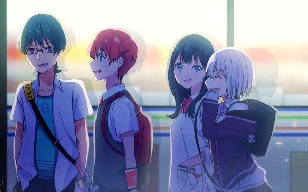 Anime SSSS.Gridman Yuta Hibiki Rikka Takarada Shō Utsumi Akane Shinjou HD Wallpaper | Background Image