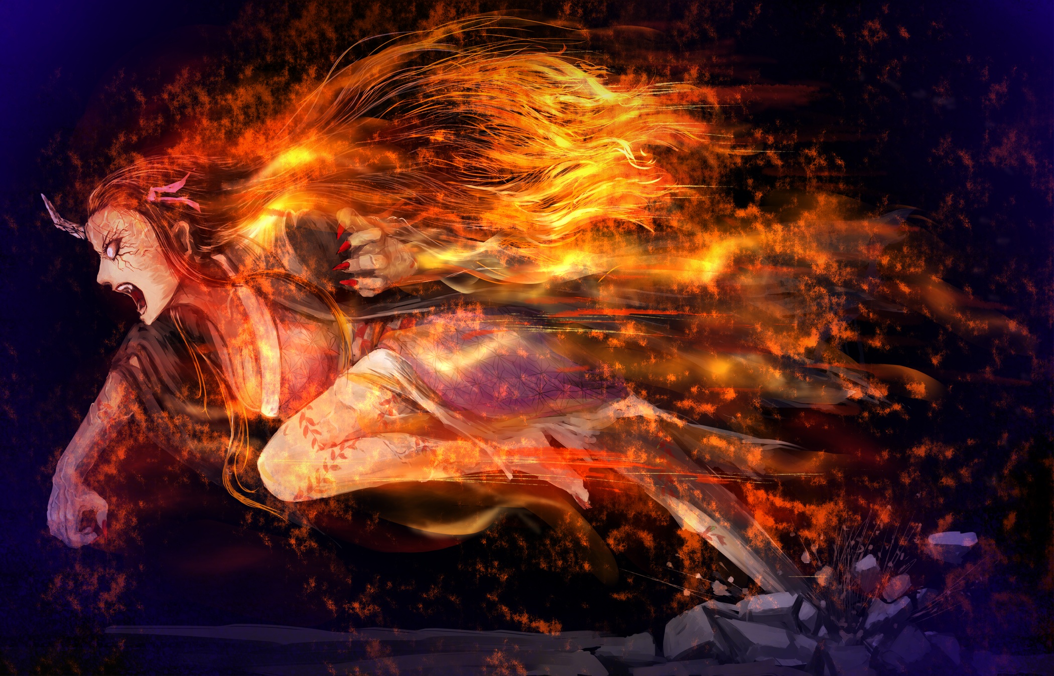 Demon Slayer: Kimetsu no Yaiba HD Wallpaper by Chama