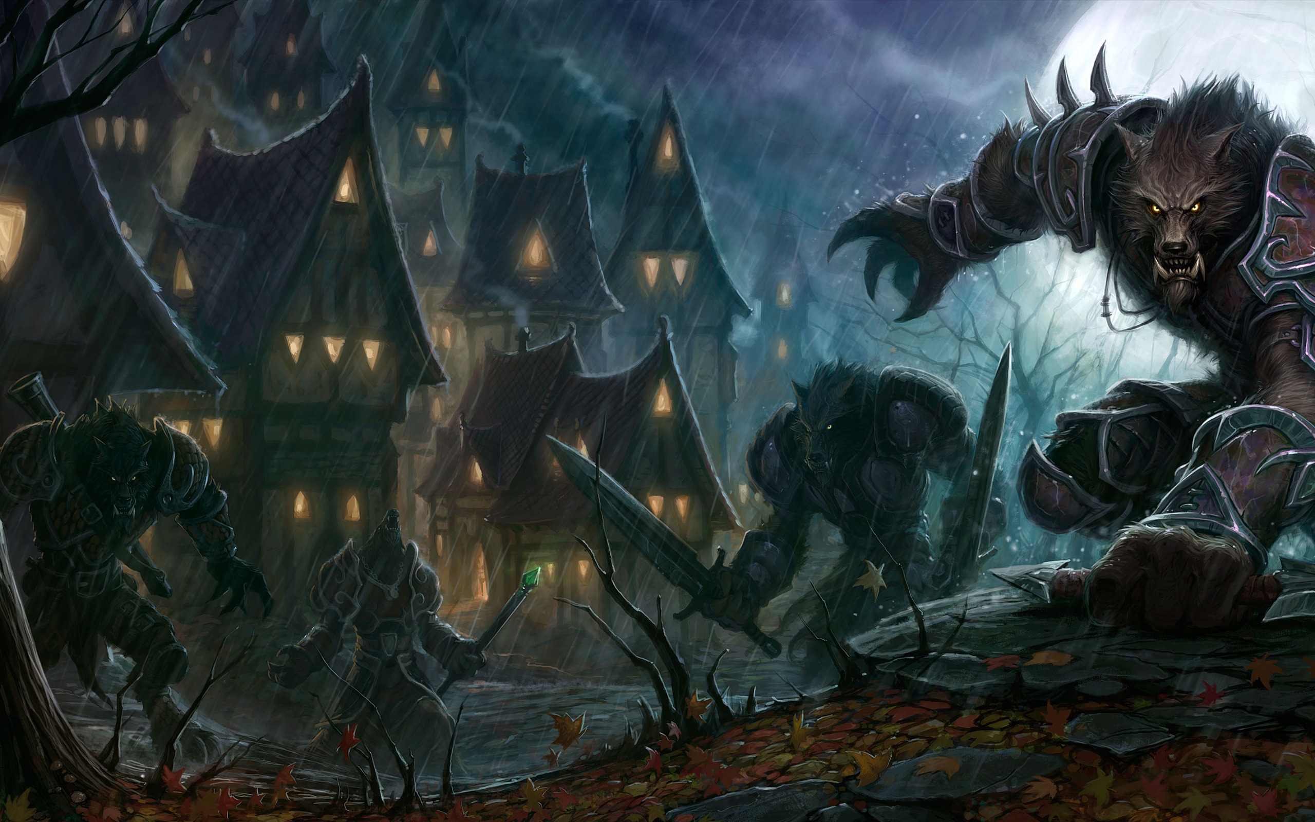 Worgen (World of Warcraft) HD desktop wallpaper