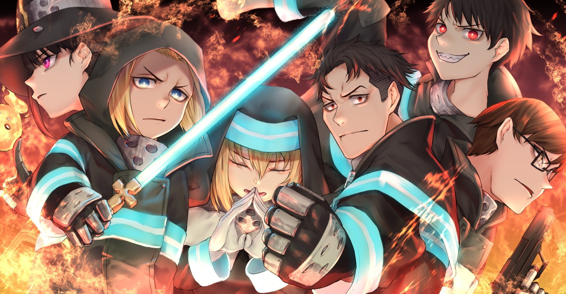 Anime Fire Force HD Wallpaper by はちべえ