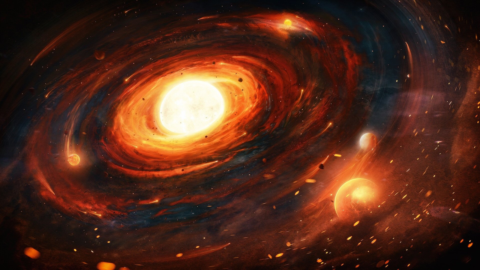 Download Sun Space Sci Fi Planet HD Wallpaper by Tobias Roetsch ...