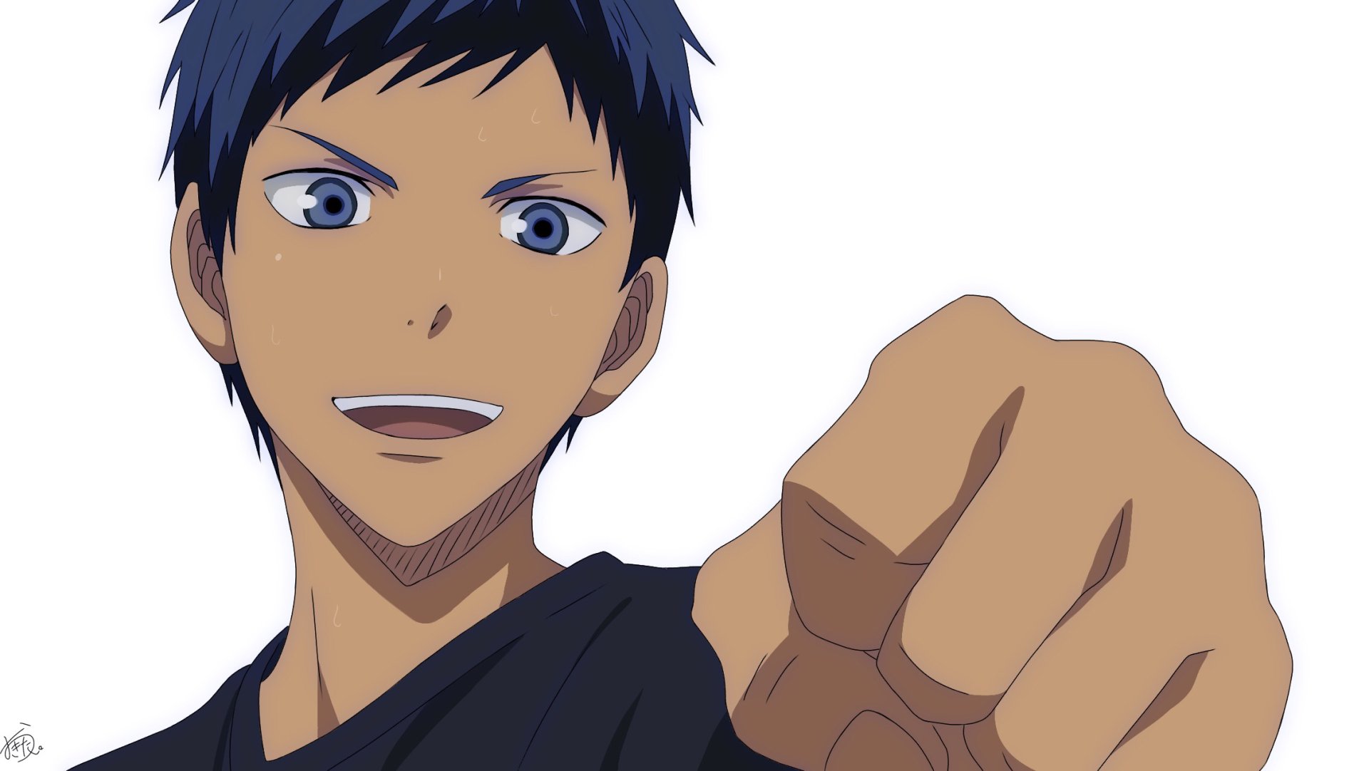Download Daiki Aomine Anime Kuroko's Basketball HD Wallpaper by おきた。
