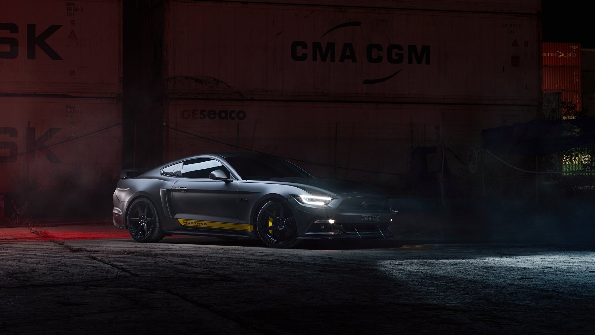 Download Silver Car Muscle Car Car Ford Mustang Ford Vehicle Ford Mustang GT 4k Ultra HD Wallpaper