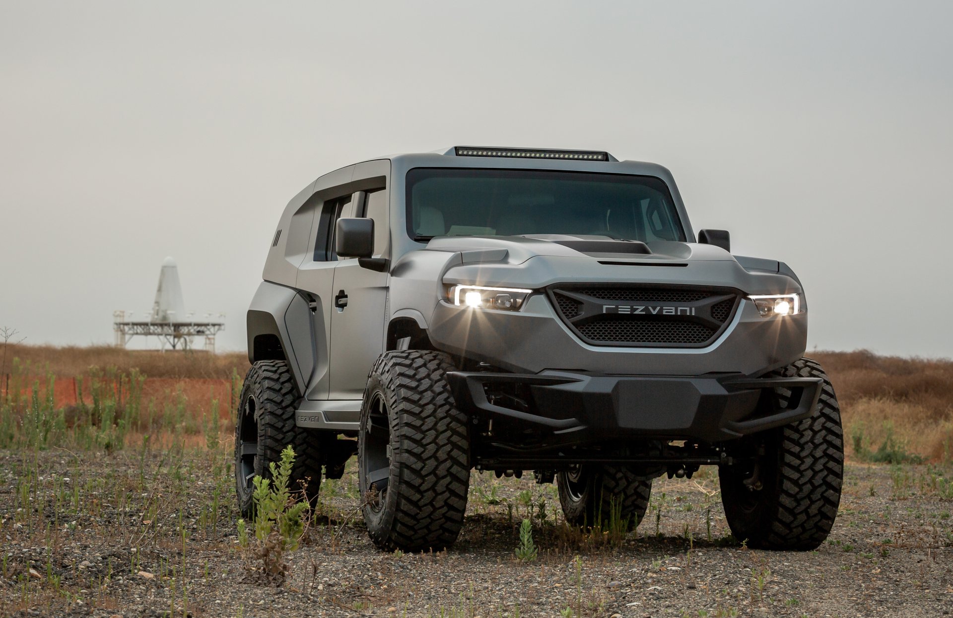 Download SUV Silver Car Car Rezvani Vehicle Rezvani Tank 4k Ultra HD Wallpaper