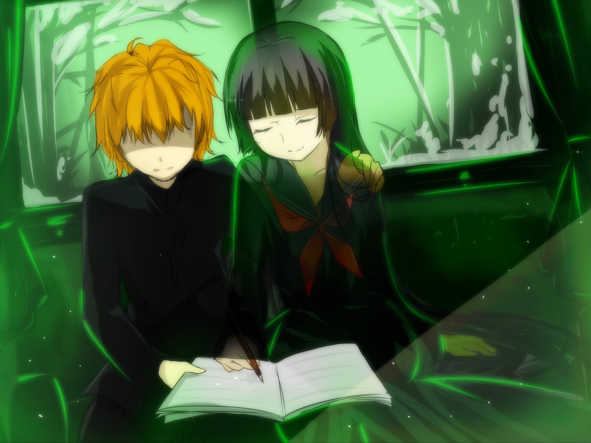 Download Teiichi Niiya Yuuko Kanoe Anime Tasogare Otome X Amnesia HD Wallpaper by 柳月揆✿