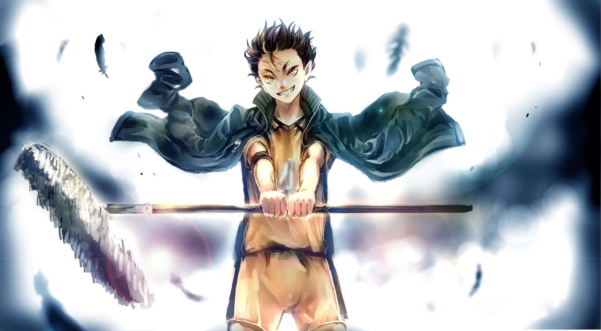 Download Yū Nishinoya Anime Haikyū!! HD Wallpaper