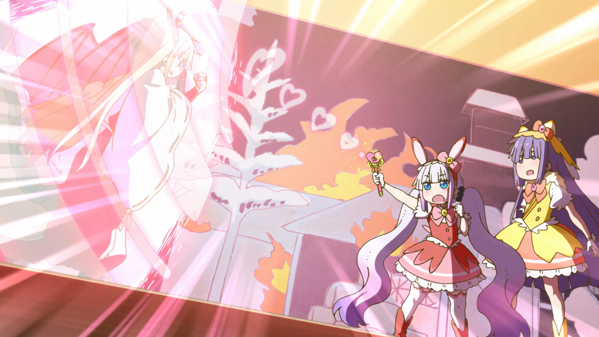 Download Shouta Magatsuchi Kanna Kamui Anime Miss Kobayashi's Dragon Maid HD Wallpaper