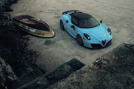 supercar car Alfa Romeo vehicle Alfa Romeo 4C Zeus HD Desktop Wallpaper | Background Image