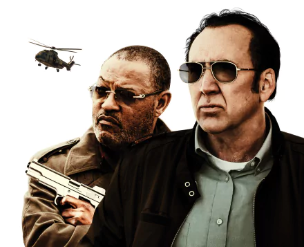 Nicolas Cage Laurence Fishburne movie Running with the Devil HD Desktop Wallpaper | Background Image