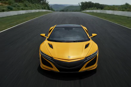 supercar yellow car car Acura vehicle Acura NSX HD Desktop Wallpaper | Background Image