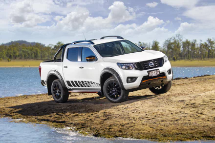 white car Nissan car vehicle Nissan Navara HD Desktop Wallpaper | Background Image