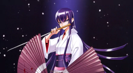 Saeko Busujima Anime Highschool Of The Dead HD Desktop Wallpaper | Background Image
