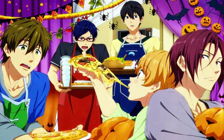 Haruka Nanase (Free!) Makoto Tachibana Rei Ryūgazaki Rin Matsuoka Nagisa Hazuki Anime Free! HD Desktop Wallpaper | Background Image