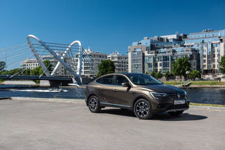 silver car SUV Renault car vehicle Renault Arkana HD Desktop Wallpaper | Background Image