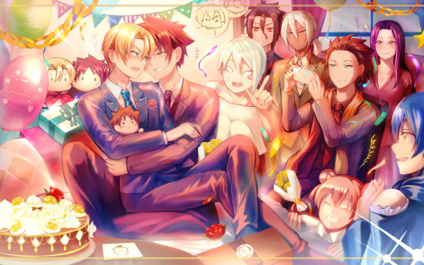 Isami Aldini Takumi Aldini Sōma Yukihira Anime Food Wars: Shokugeki no Soma HD Desktop Wallpaper | Background Image