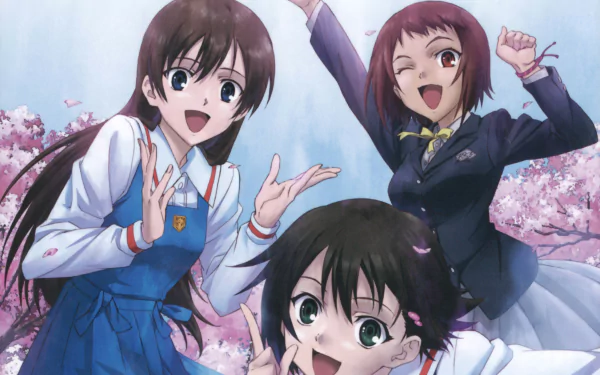 Aiko Andou Hiromi Yuasa Noe Isurugi Anime True Tears HD Desktop Wallpaper | Background Image