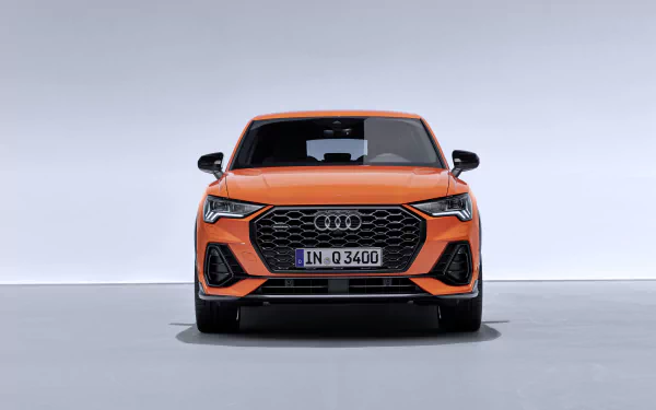orange car SUV car Audi Audi Q3 vehicle Audi Q3 Sportback S Line HD Desktop Wallpaper | Background Image