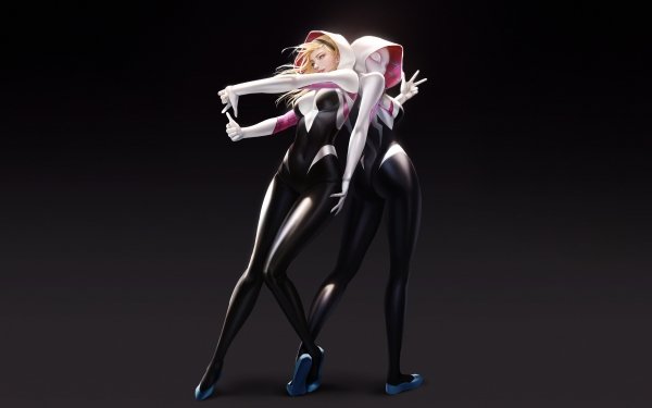 Comics Spider-Gwen Blonde Gwen Stacy HD Wallpaper | Background Image