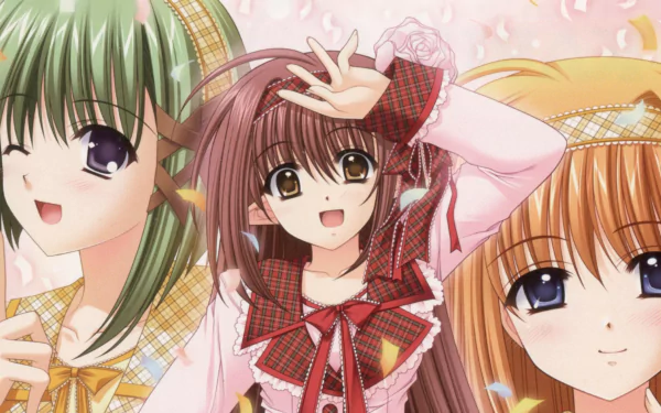 Asa Shigure Lisianthus (Shuffle!) Kaede Fuyou Anime Shuffle! HD Desktop Wallpaper | Background Image