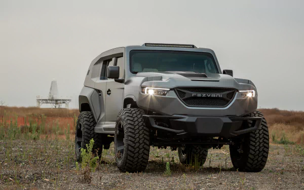 SUV silver car car Rezvani vehicle Rezvani Tank HD Desktop Wallpaper | Background Image