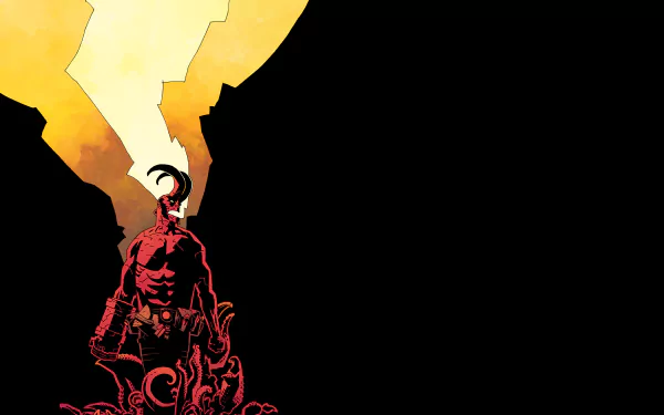 Comic Hellboy HD Desktop Wallpaper | Background Image