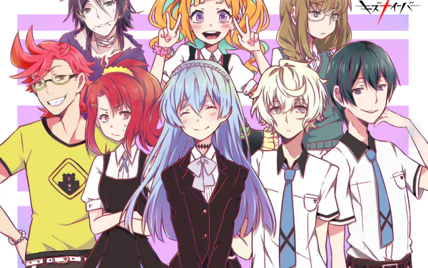 Honoka Maki Noriko Sonozaki Katsuhira Agata Hajime Tenga Yoshiharu Hisomu Tsuguhito Yuta Chidori Takashiro Niko Niiyama Anime Kiznaiver HD Desktop Wallpaper | Background Image