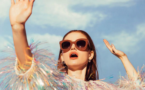 sunglasses redhead American actress Celebrity Madelaine Petsch HD Desktop Wallpaper | Background Image