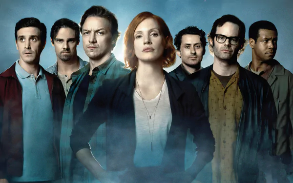 Isaiah Mustafa Jessica Chastain Jay Ryan James Ransone James McAvoy Bill Hader movie It Chapter Two HD Desktop Wallpaper | Background Image
