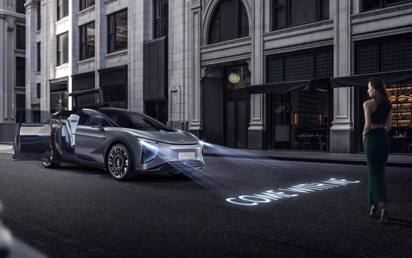 electric car SUV Human Horizons vehicle Human Horizons HiPhi 1 HD Desktop Wallpaper | Background Image
