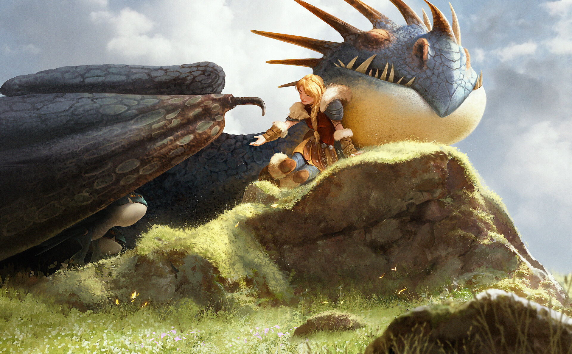 Astrid Hofferson Astrid and Stormfly and HD wallpaper | Pxfuel
